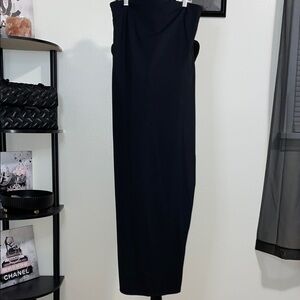 Elegant Strapless Black Dress